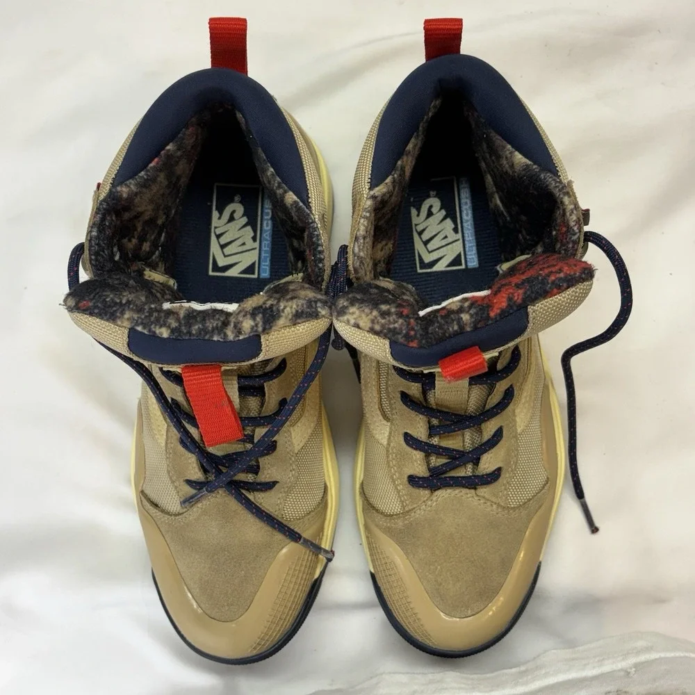 Vans Ultrarange Exo Hi MTE-2 Sneaker Boots Mens Size 9 Taupe Light Brown